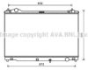 AVA QUALITY COOLING TO2694 Radiator, engine cooling